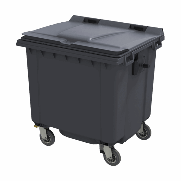1100L Wheeled Bin - Flat Lid