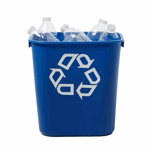 13L Deskside Bin Blue (pack of 12)