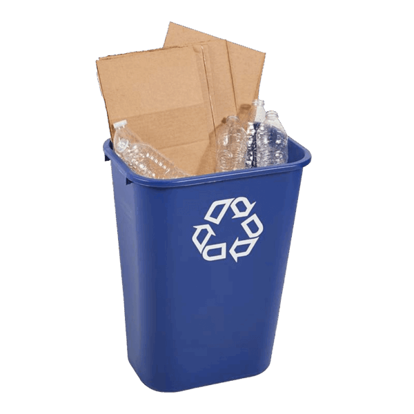 39L Deskside Bin Blue (pack of 12)