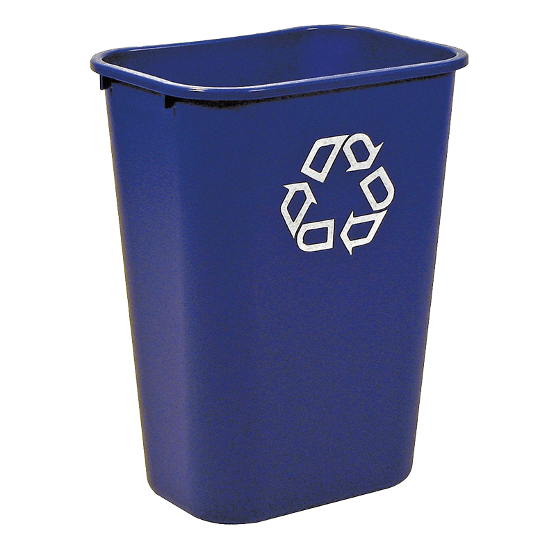 39L Deskside Bin Blue (pack of 12)