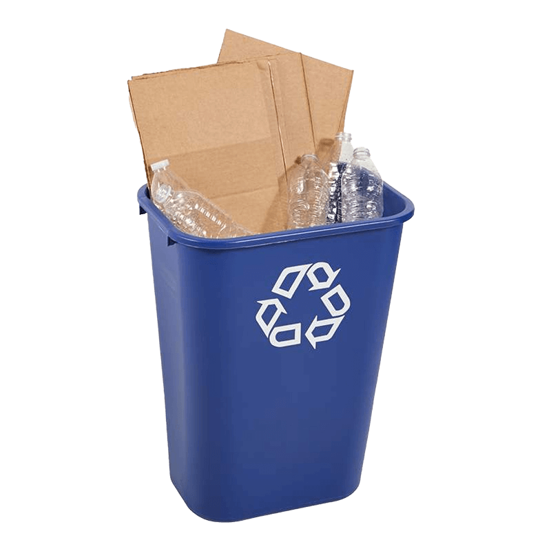 39L Deskside Bin Blue (pack of 12)