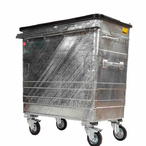 660L Galvanised-Flat Lid