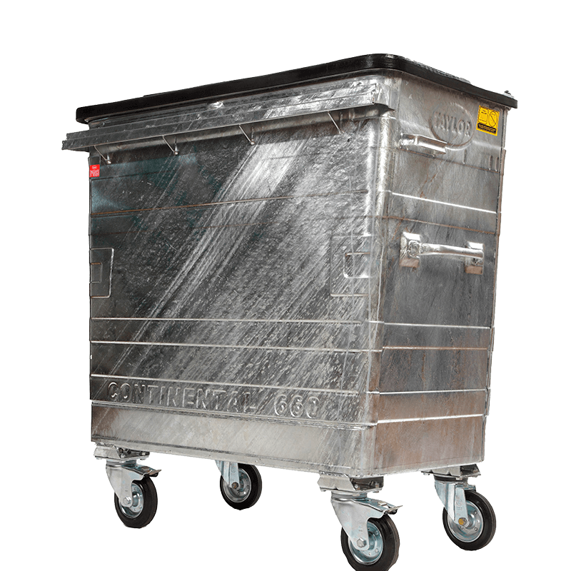660L Galvanised-Flat Lid