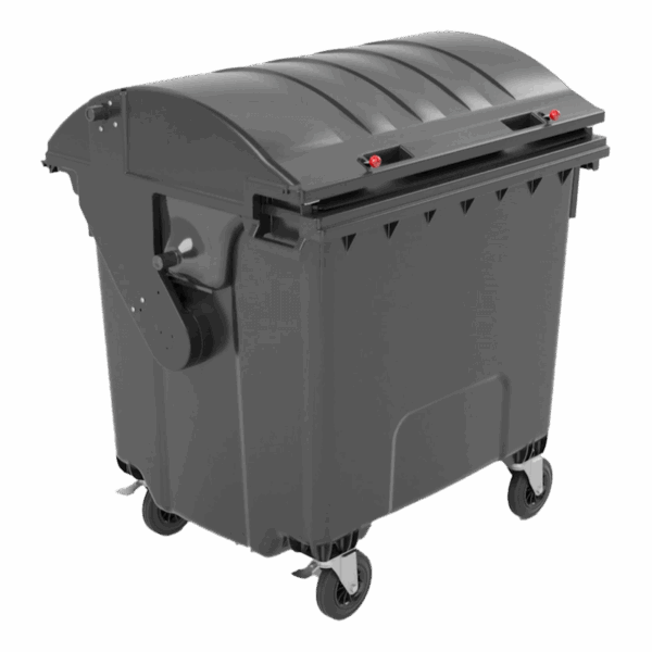 1100L Wheeled Bin - Roll Top