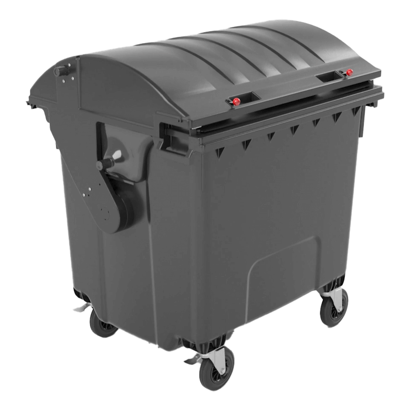 1100L Wheeled Bin - Roll Top