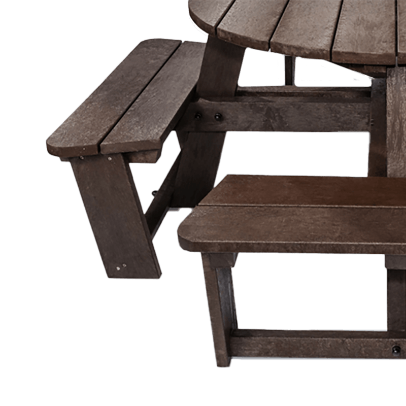 Family hero round table with backrest