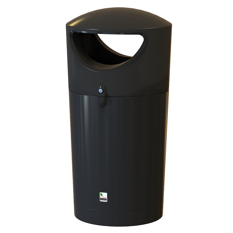 Metro Hooded Litter Bin