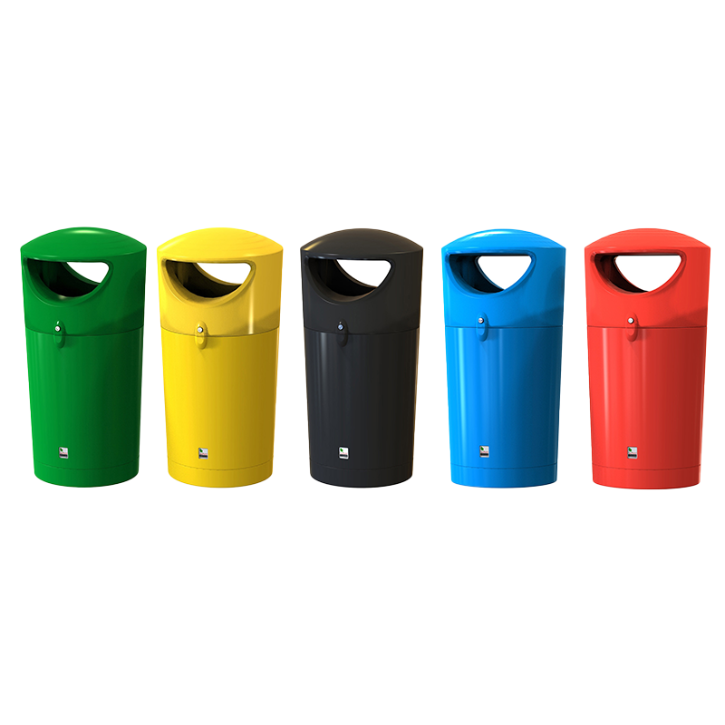 Metro Hooded Litter Bin
