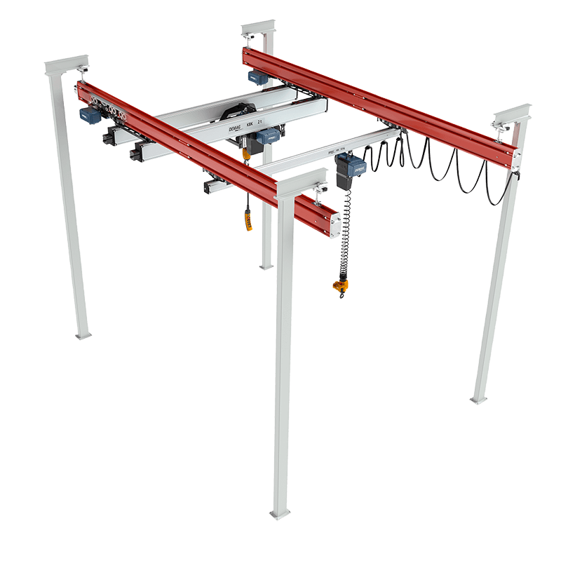 KBK double-girder suspension cranes