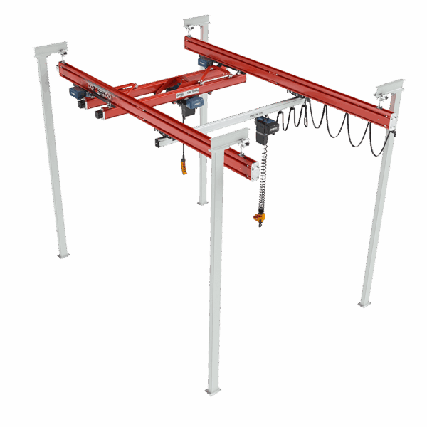 KBK single-girder suspension cranes