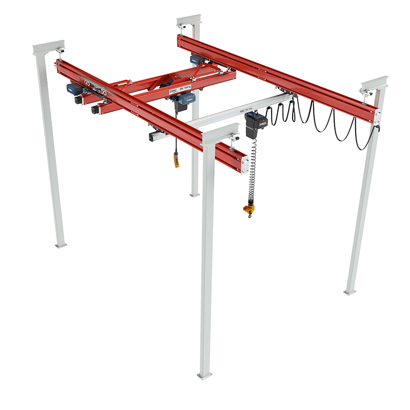 KBK single-girder suspension cranes