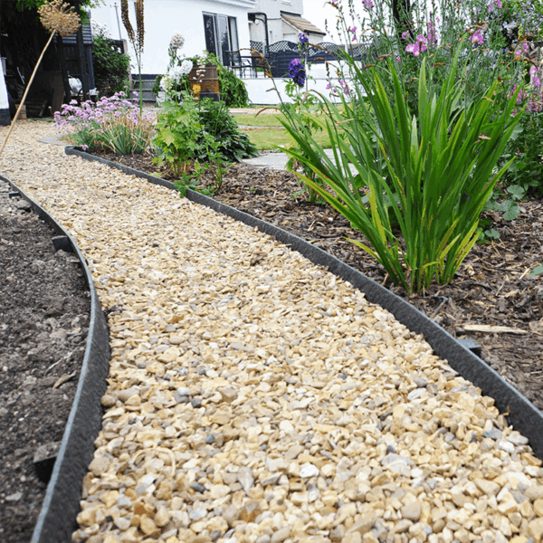 Pack of 4 Ecoedge Straight Garden Edging