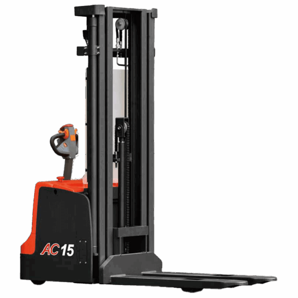 Stacker with Wrapover Forks 1500KG with Triplex Mast
