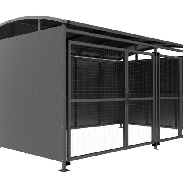 DM1 Shelter – Galvanised with Mesh Doors