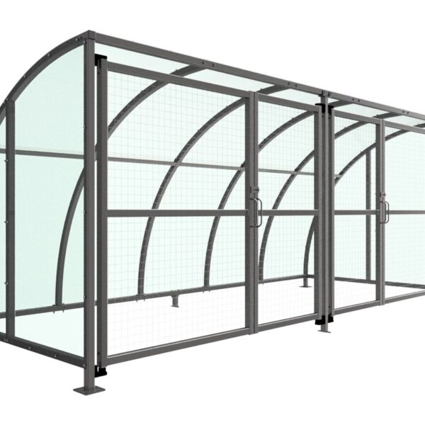 SC1 Shelter  – Galvanised with Mesh Doors