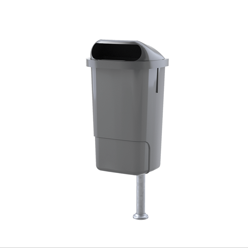 Din 50L Post Mounted Litter Bin