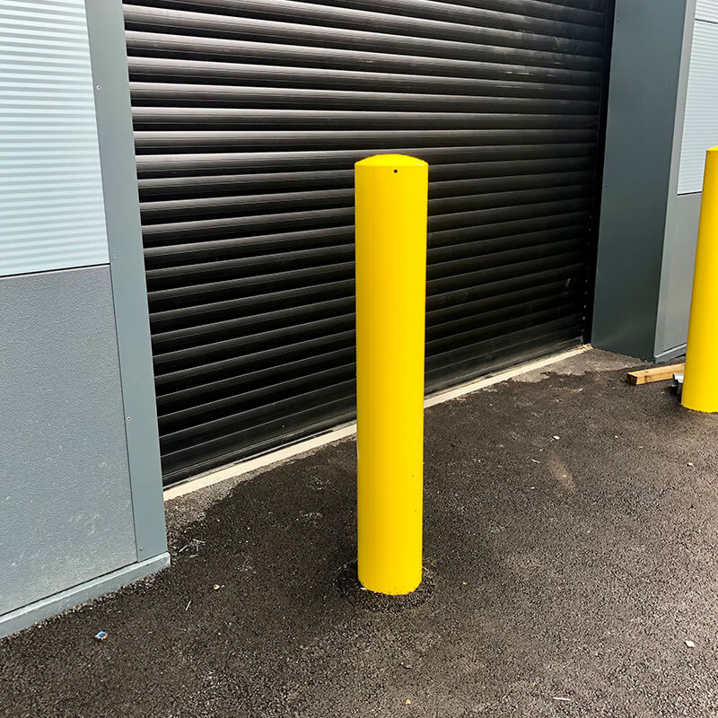 Plain Round Bollard - Galvanised