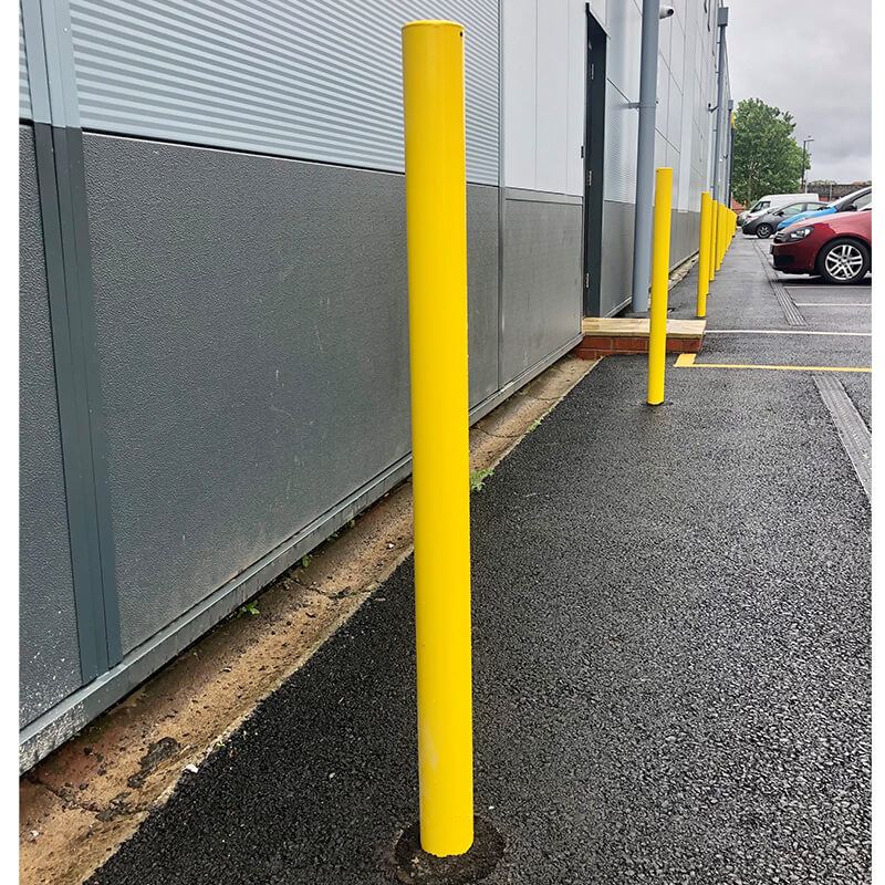 Plain Round Bollard - Galvanised