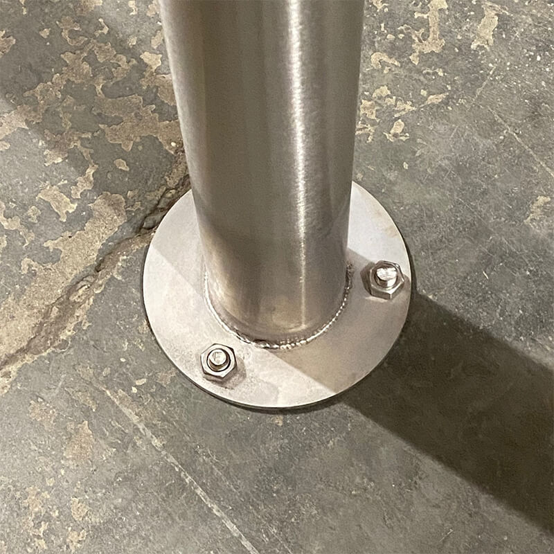 Plain Round Bollard – Stainless Steel