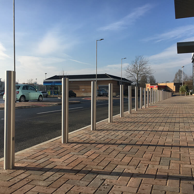 Plain Round Bollard – Stainless Steel